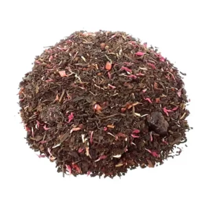 Thé Noir Fruits Rouges, thé noir de Chine aux fraises, myrtilles et cerises, mélange de thé en vrac