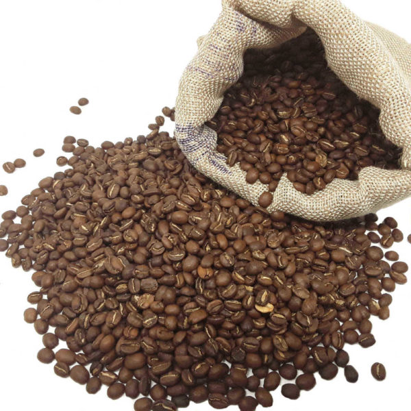 café en grains décaféiné