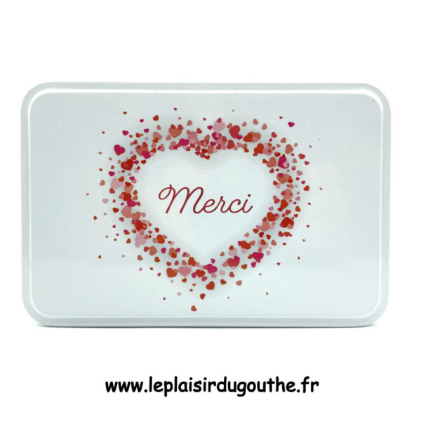 Boîte "Merci" + biscuits