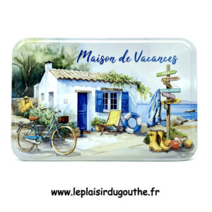 Boite "Maison de Vacances" + biscuits