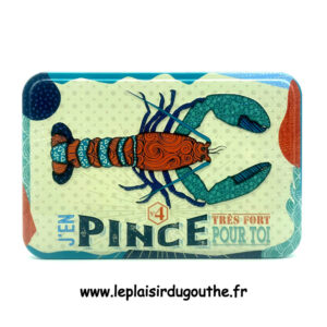 Boite "J'en pince très fort pour toi" + biscuits