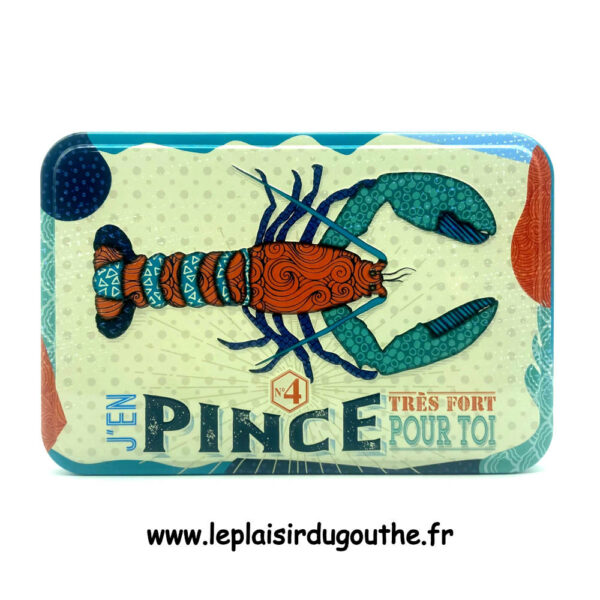 Boite "J'en pince très fort pour toi" + biscuits
