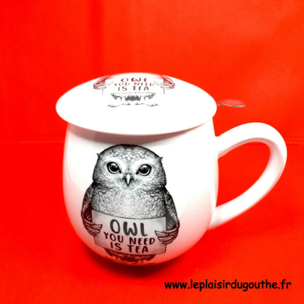 Tisanière "Owl you need is tea"