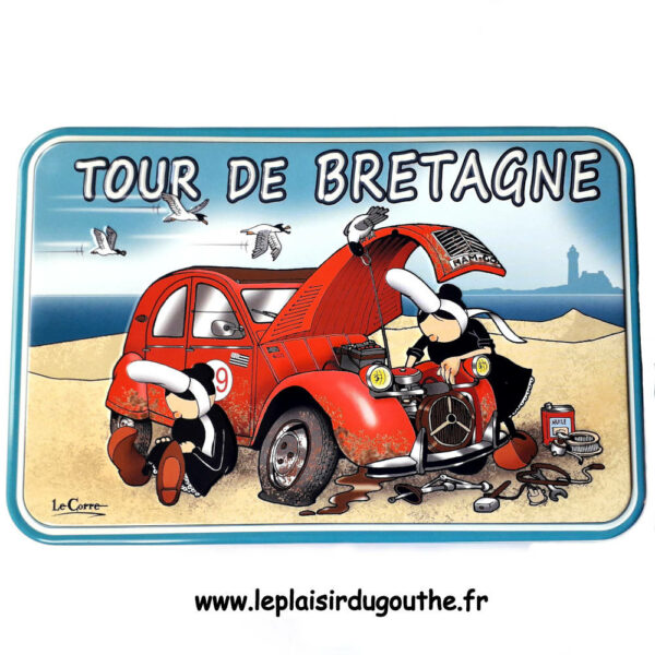 Boite "Tour de Bretagne" + biscuits