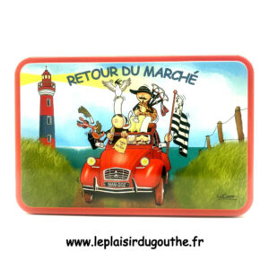 Boite "Retour du Marché" + biscuits