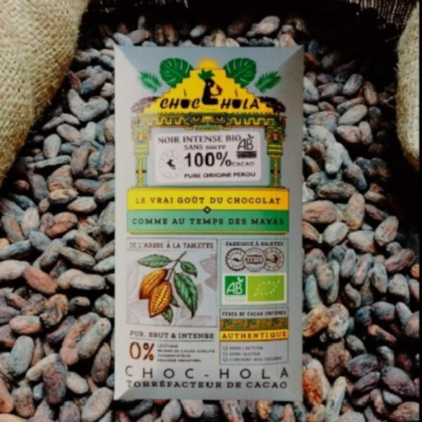 Tablette Chocolat Noir Intense Bio 100 %